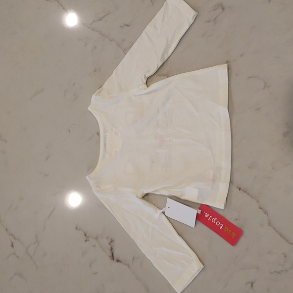 Adorable Cat Kitten Long Sleeve Tee girl 12M pink baby toddler - Picture 4 of 9